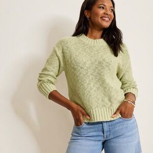 NWT Tommy Bahama Bayshore Cotton Crew Sweater